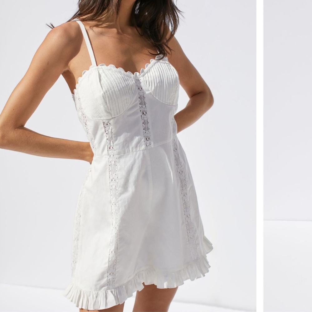 Urban Outfitters Juliette Lace Inset Romper